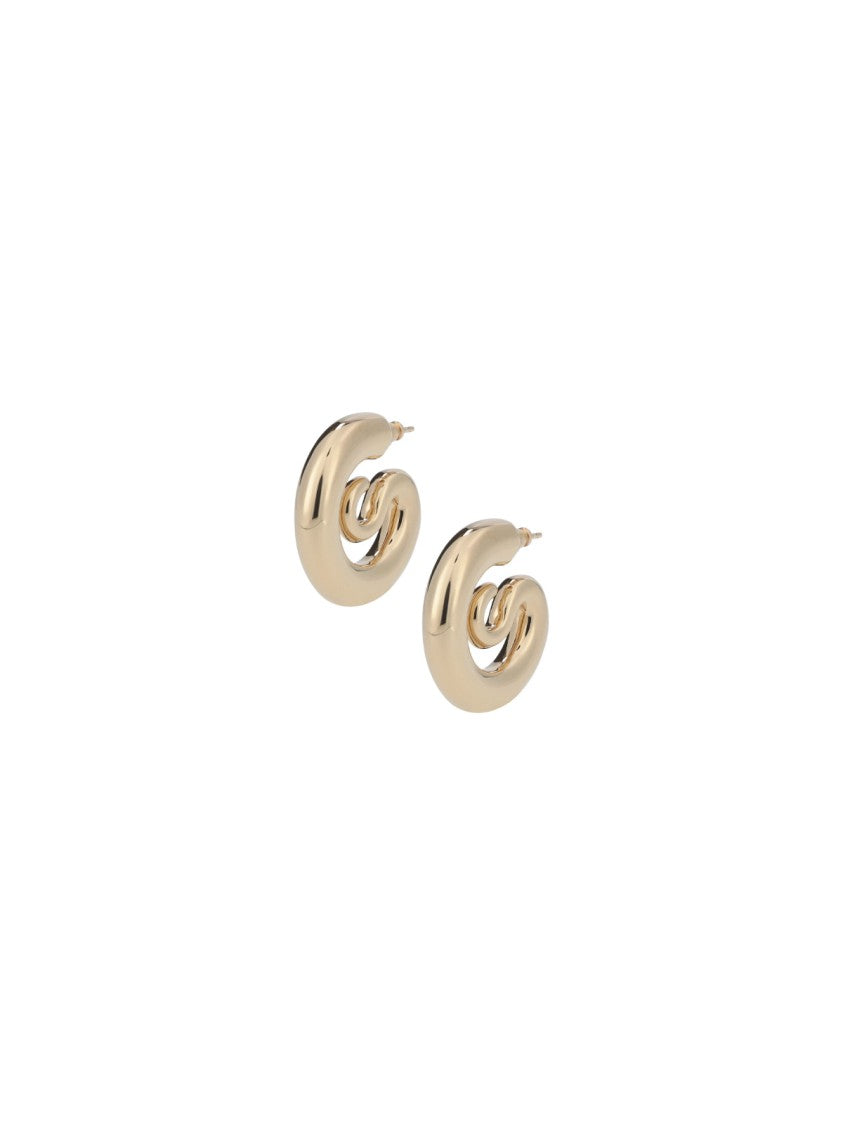 Panconesi Gold Serpent Spiral Earrings