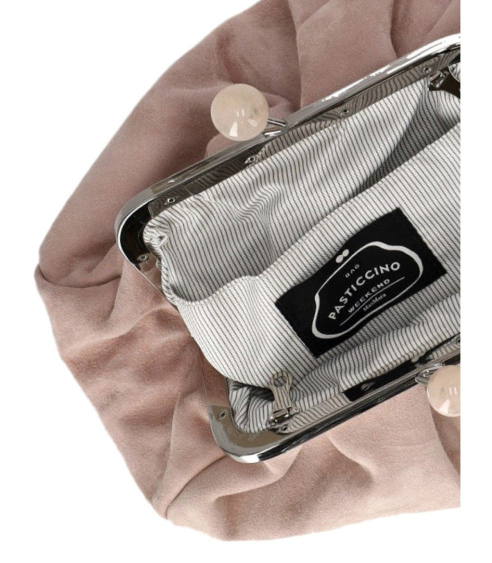 Max Mara Pasticcino Valois Small Pink Clutch