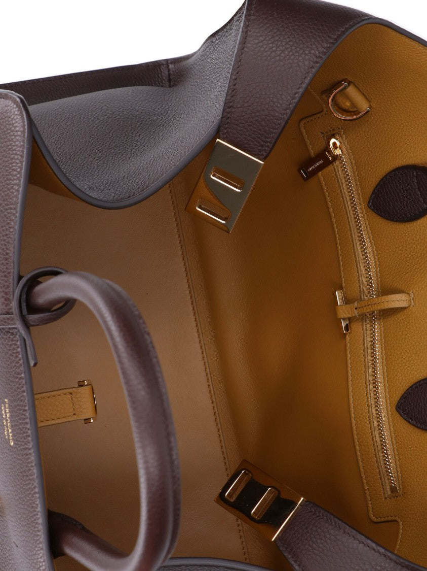 Ferragamo Medium "Hug" Bag – Brown