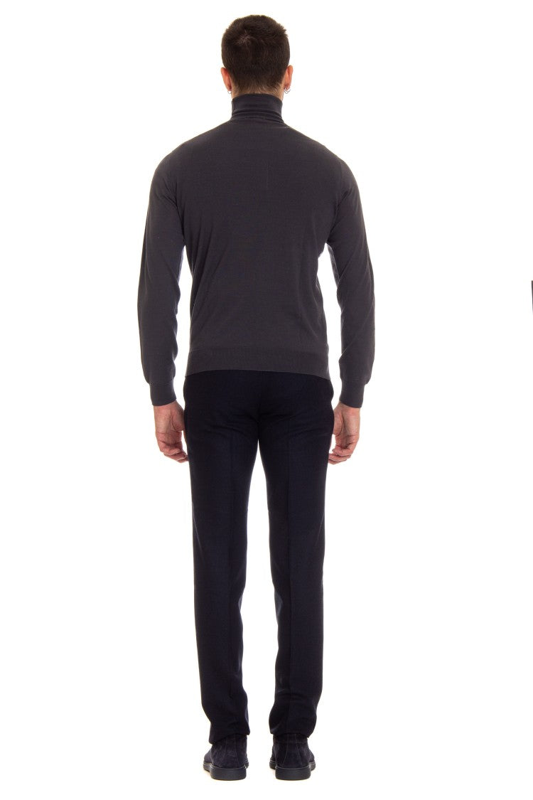 Drumohr Fine Super 140'S Wool Turtleneck