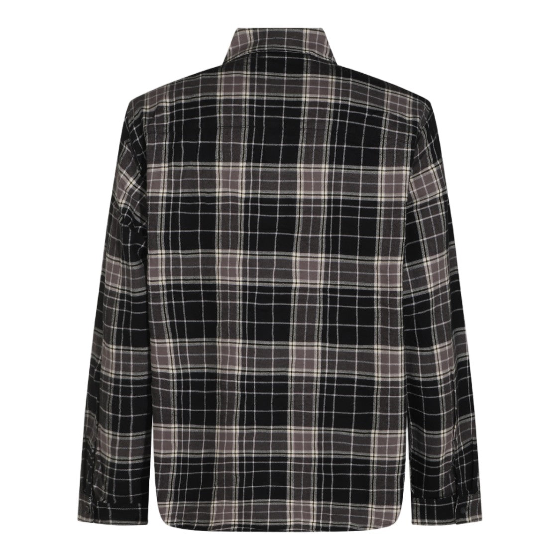 Diesel Classic Plaid Logo Button-Up Long-Sleeve Shirt