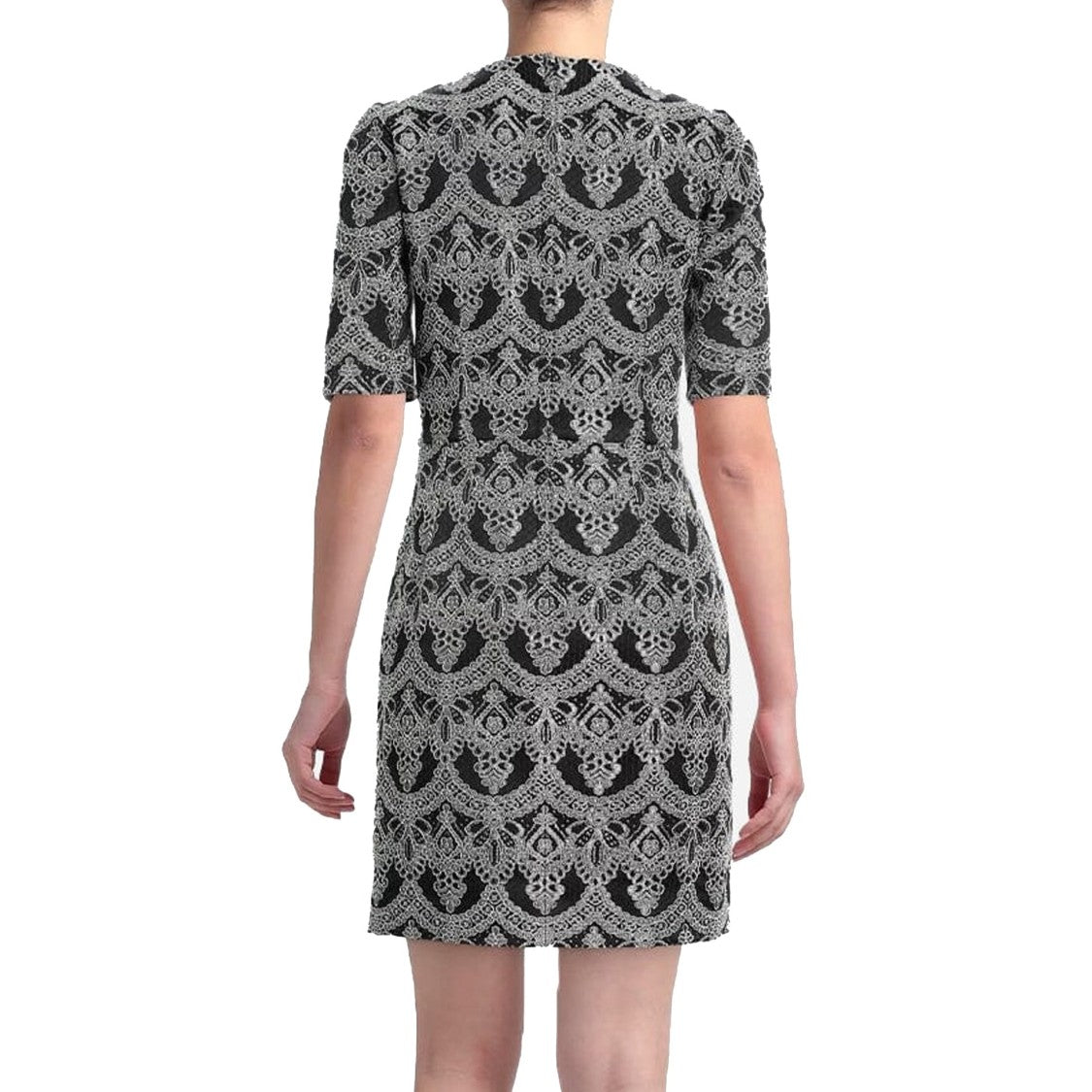 Dolce & Gabbana Jacquard Sheath Mini Dress