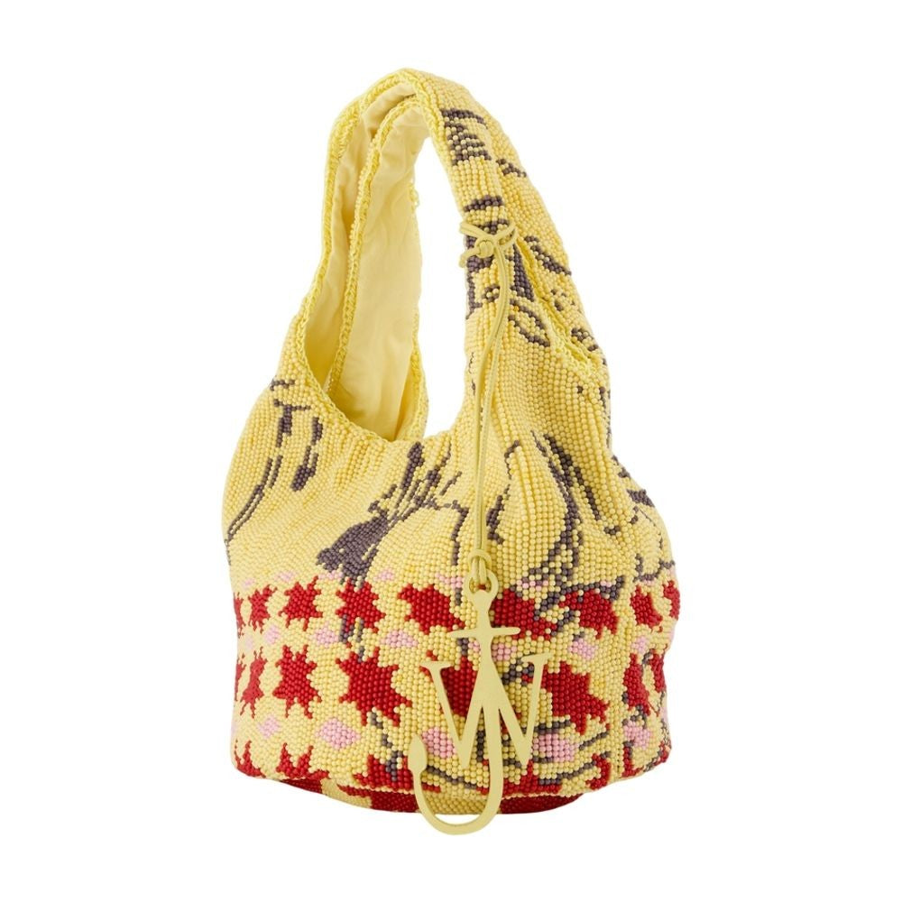 J. W. Anderson Intricately Beaded Mini Shoulder Bag With Decorative Charm