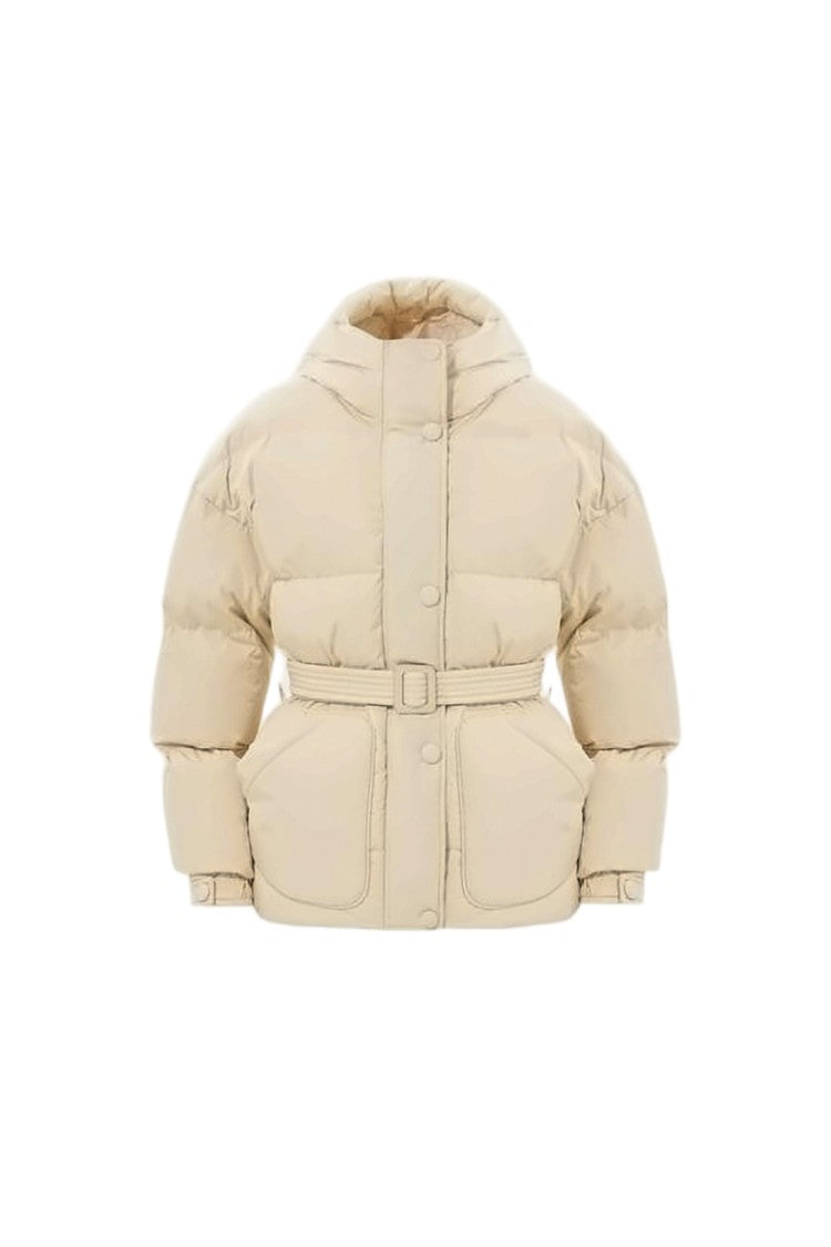 Ienki Ienki Padded Jacket With High Collar And Cinched Waist