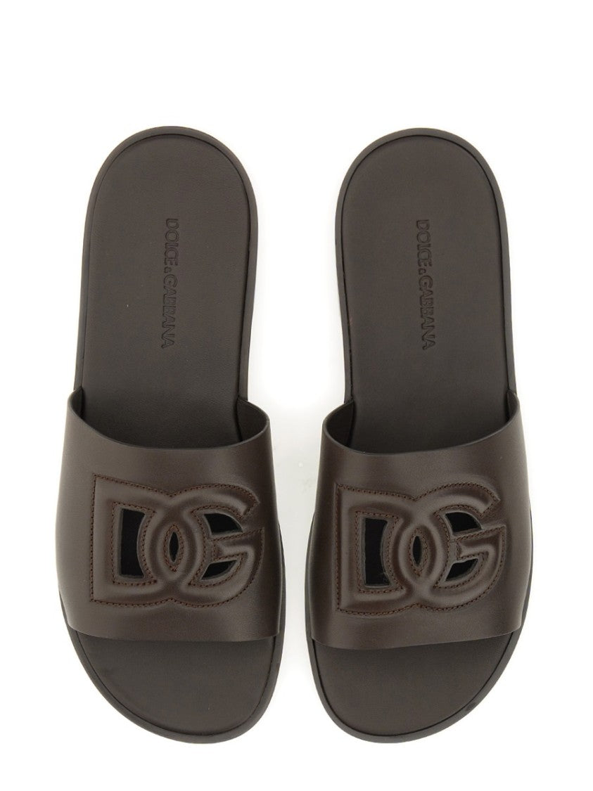 Dolce & Gabbana Sandal With Logo