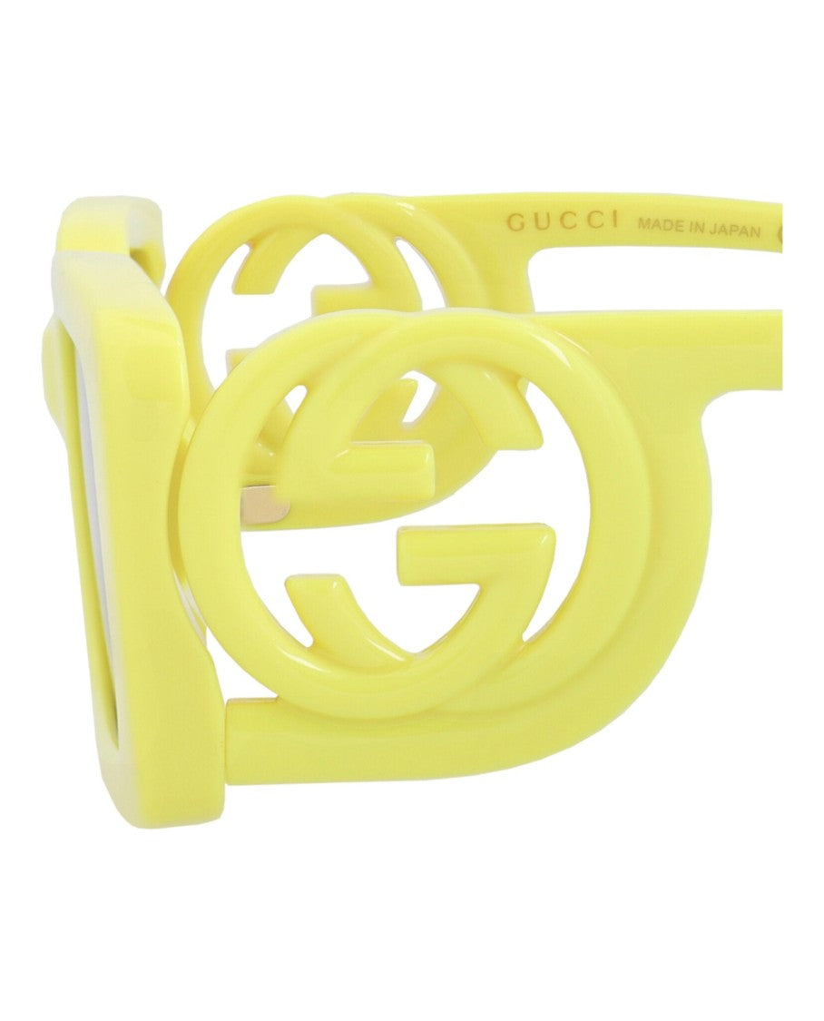 Gucci Square-Frame Injection Sunglasses