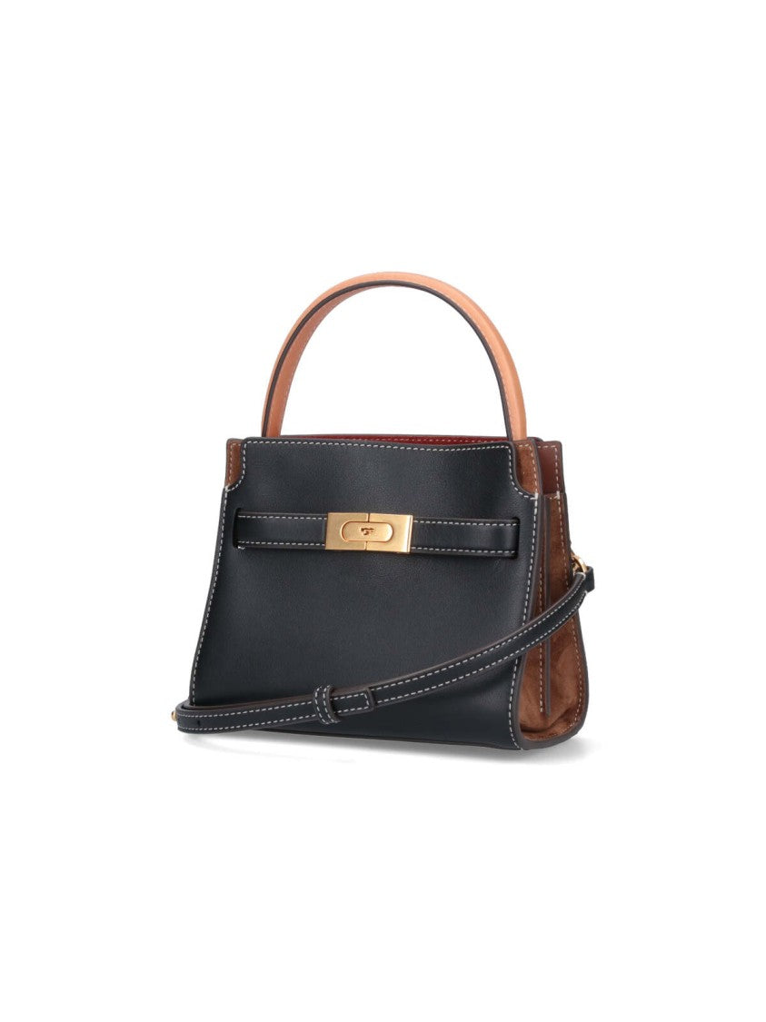 Tory Burch "Lee Radziwill" Mini Handbag – Black