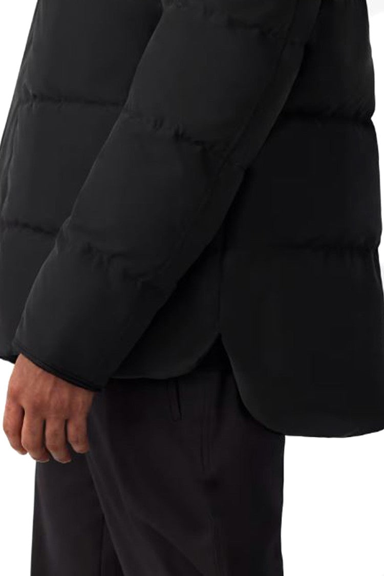 Canada Goose Black Nylon Quilted Down Parka
