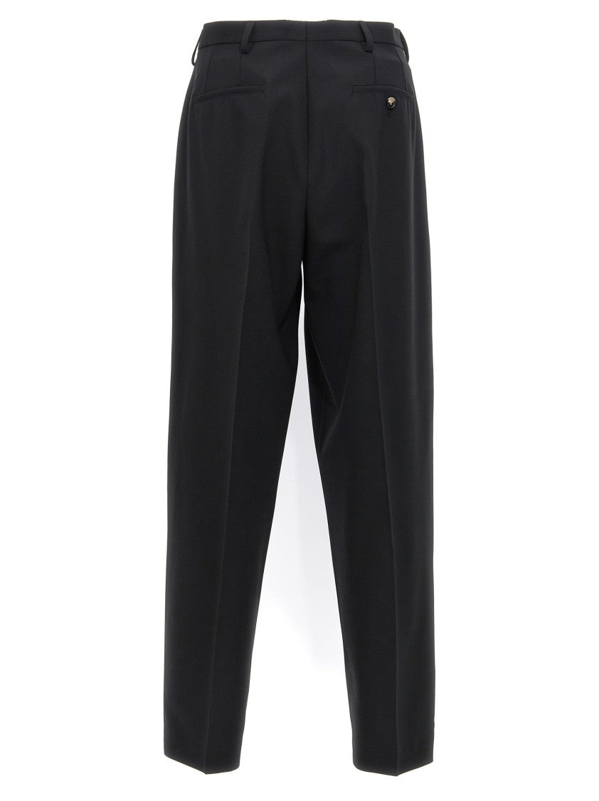 Marni Straight Leg Black Wool Blend Trousers