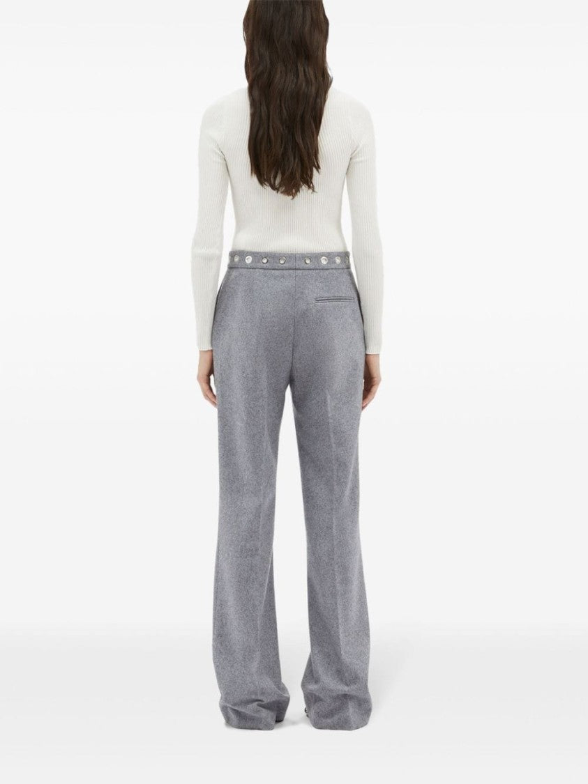Msgm Eyelet-Detail Tailored Trousers