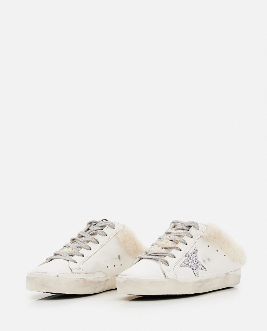 Golden Goose Super Star Sabot Leather Sneakers