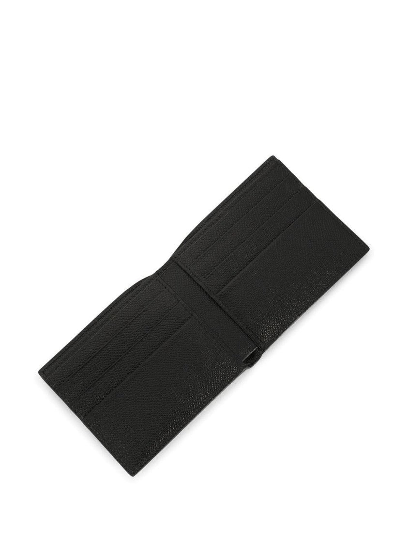 Dolce & Gabbana Black Calf Leather Card Holder