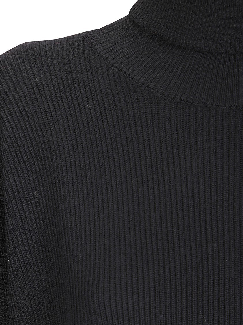 Archiviob High Collar Merino Wool Turtleneck Sweater