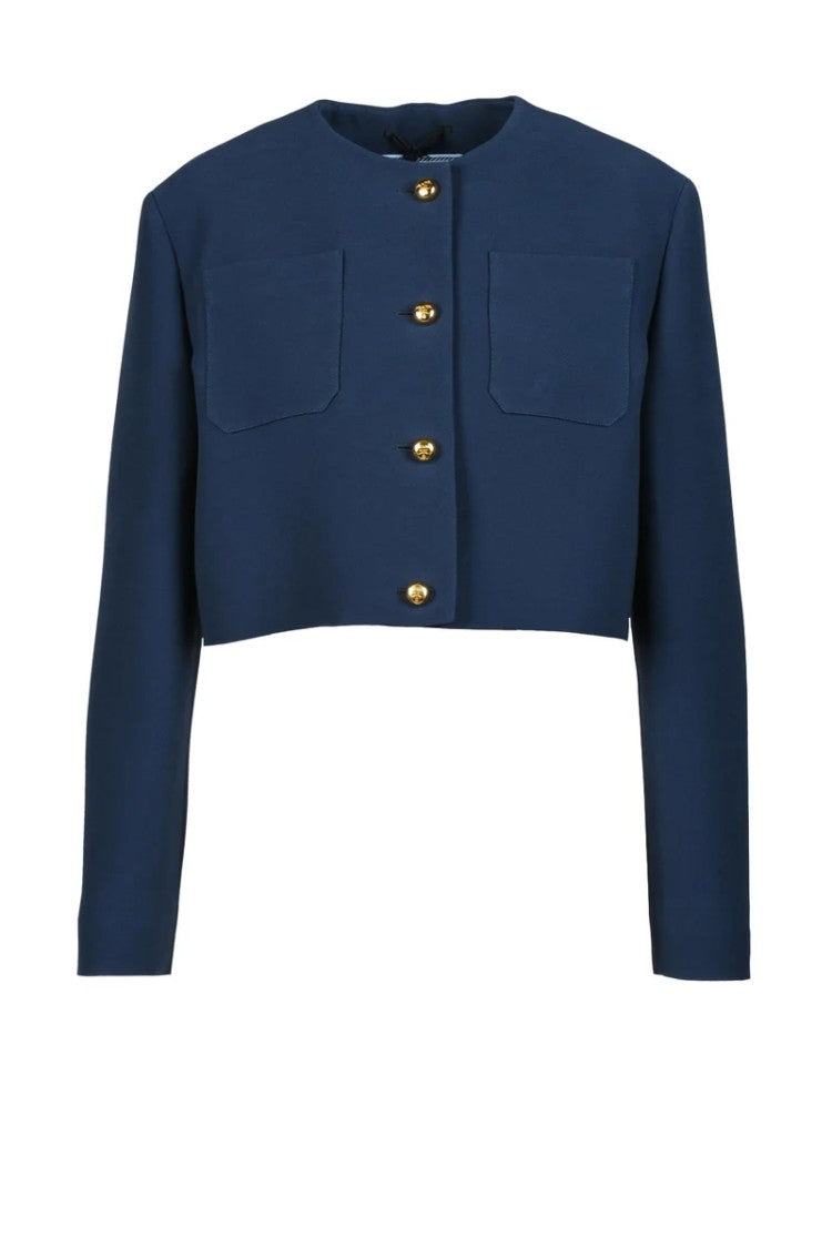 Prada Tricotina Jacket - Blue