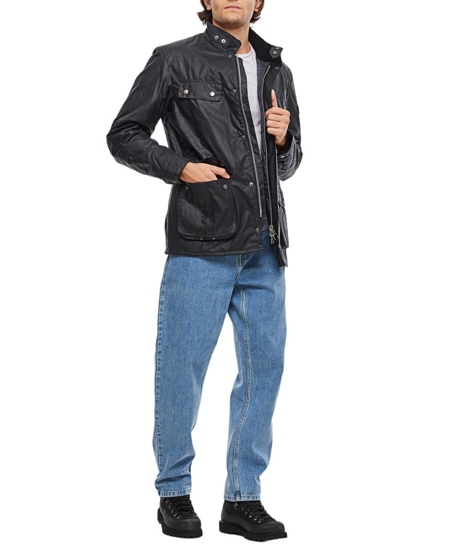 Barbour Blue Duke Waxed Jacket
