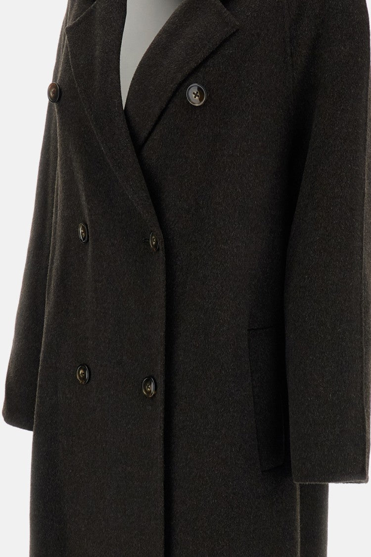 Loulou De Saison Irvin Double-Breasted Wool-Cashmere Long Coat