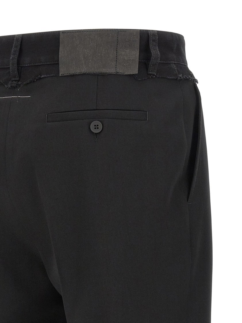 Mm6 By Maison Margiela Denim Insert Pants