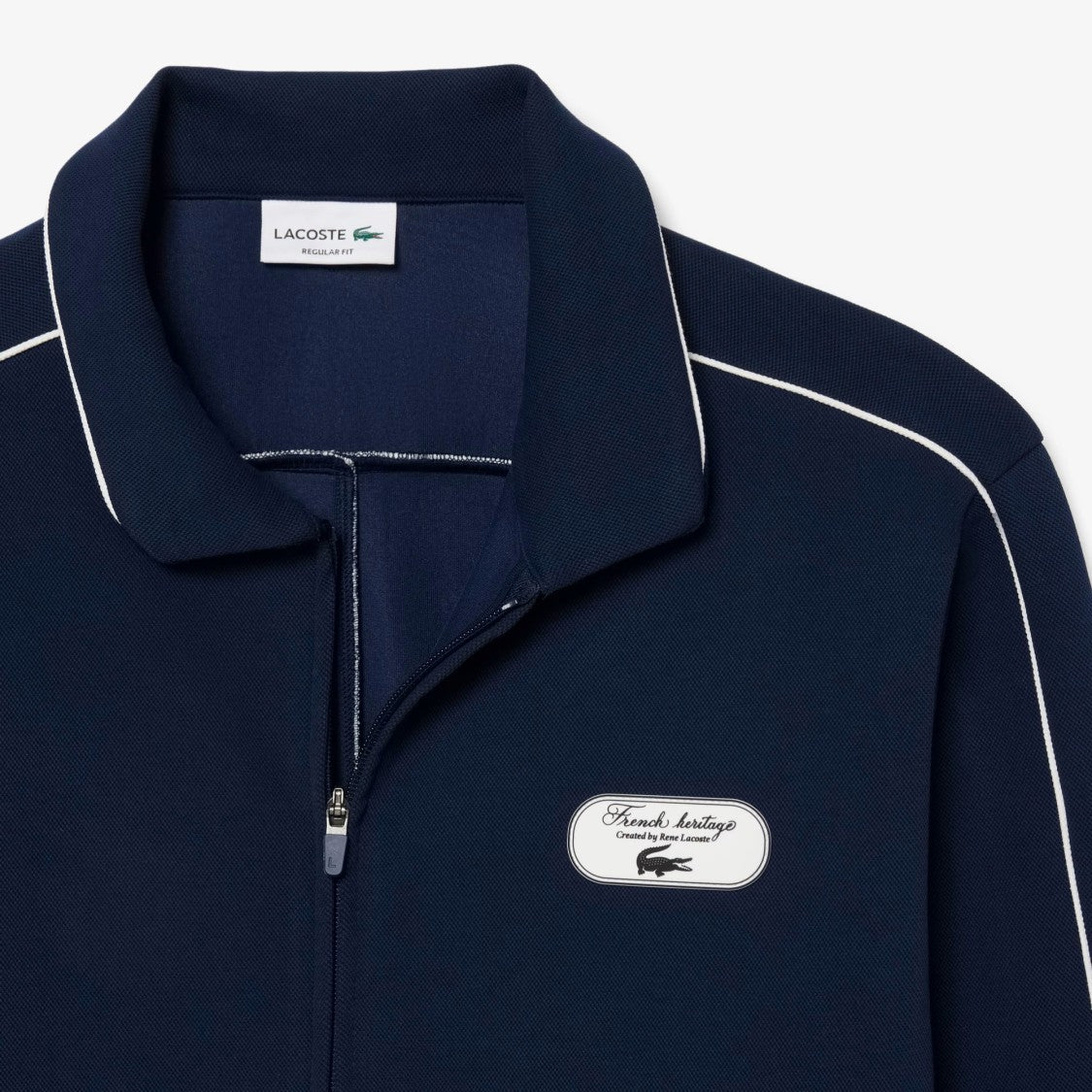 Lacoste Americane Navy Piped Casual Jacket