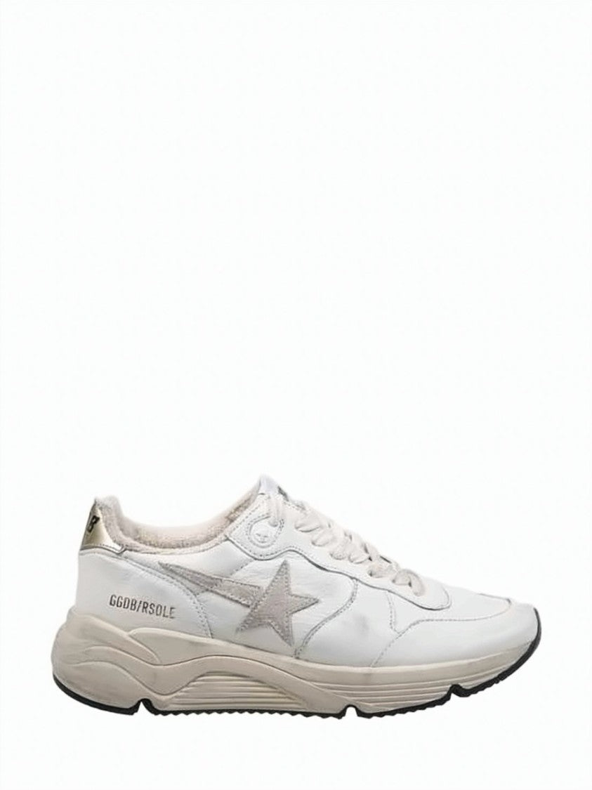 Golden Goose Smooth Leather Sneakers With Subtle Star Detail