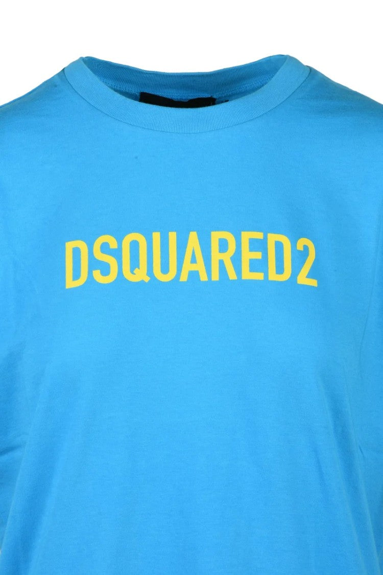 Dsquared2 Cotton T-Shirt - Light Blue