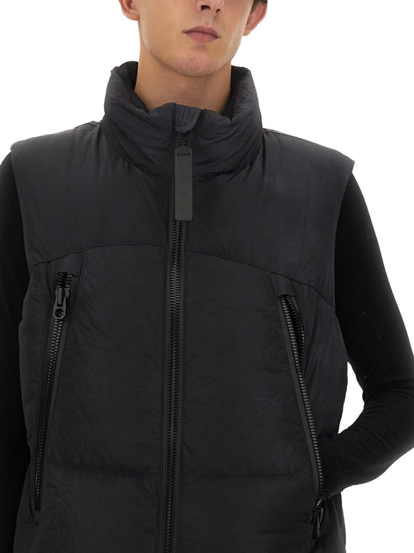 Jg1 Casual Black Jacket With High Collar