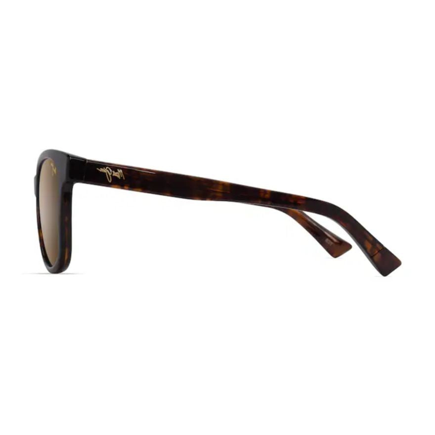 Maui Jim Kiopaa Tortoiseshell Pattern Rectangular Frame Sunglasses