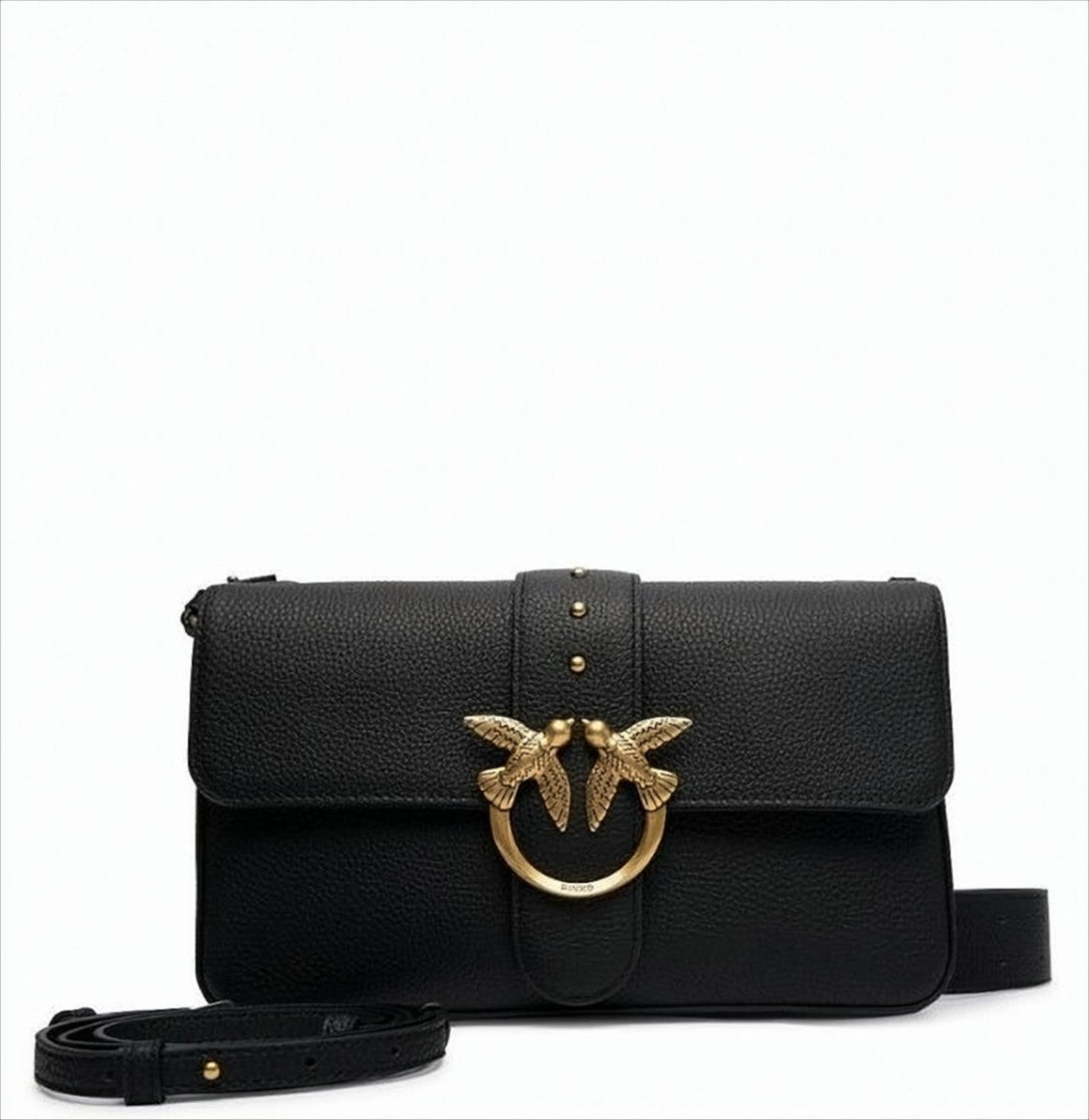 Pinko Pebbled Texture Shoulder Bag