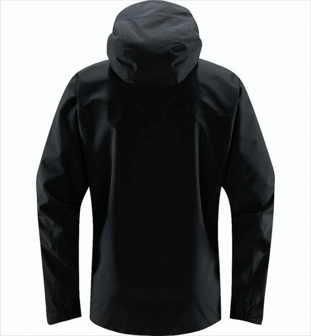 Haglöfs Black Padded Jacket With Attached Hood