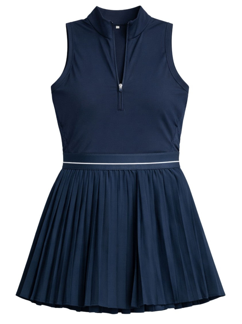 Wilson Blue Pleated Skirt Tennis Dress