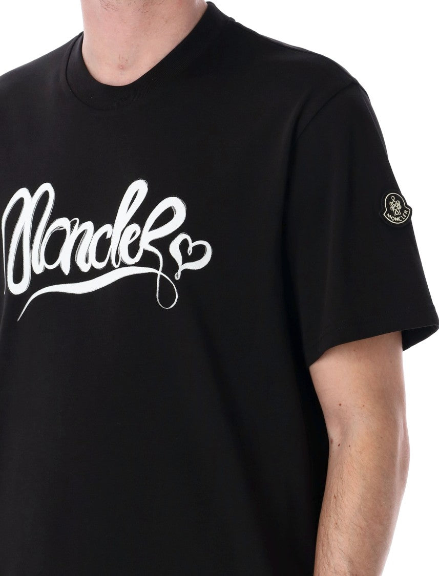 Moncler X Edward Enninful Monochromatic Cotton Jersey T-Shirt