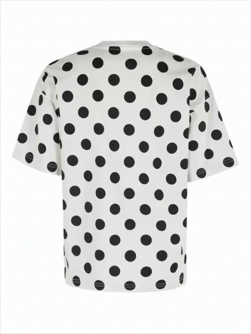 Moschino Boxy-Fit White Cotton T-Shirt