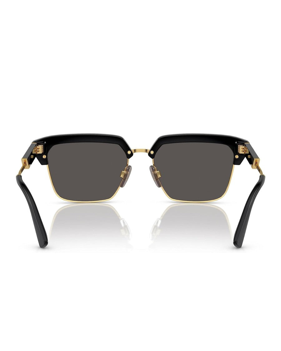 Dolce & Gabbana Black Plastic Frame Sunglasses