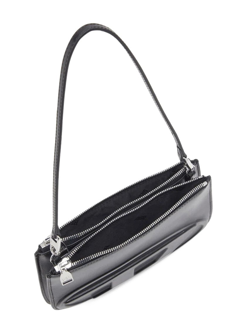 Diesel Black Minimalist Tote With Embossed Logo