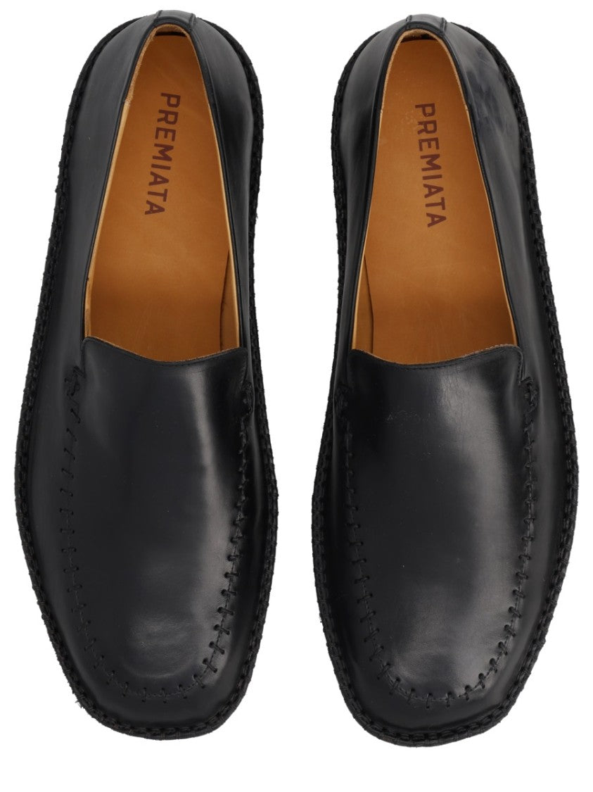 Premiata Land Smooth Calf Leather Moccasins Loafers
