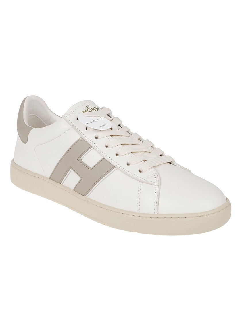 Hogan Low-Top White Leather Sneakers