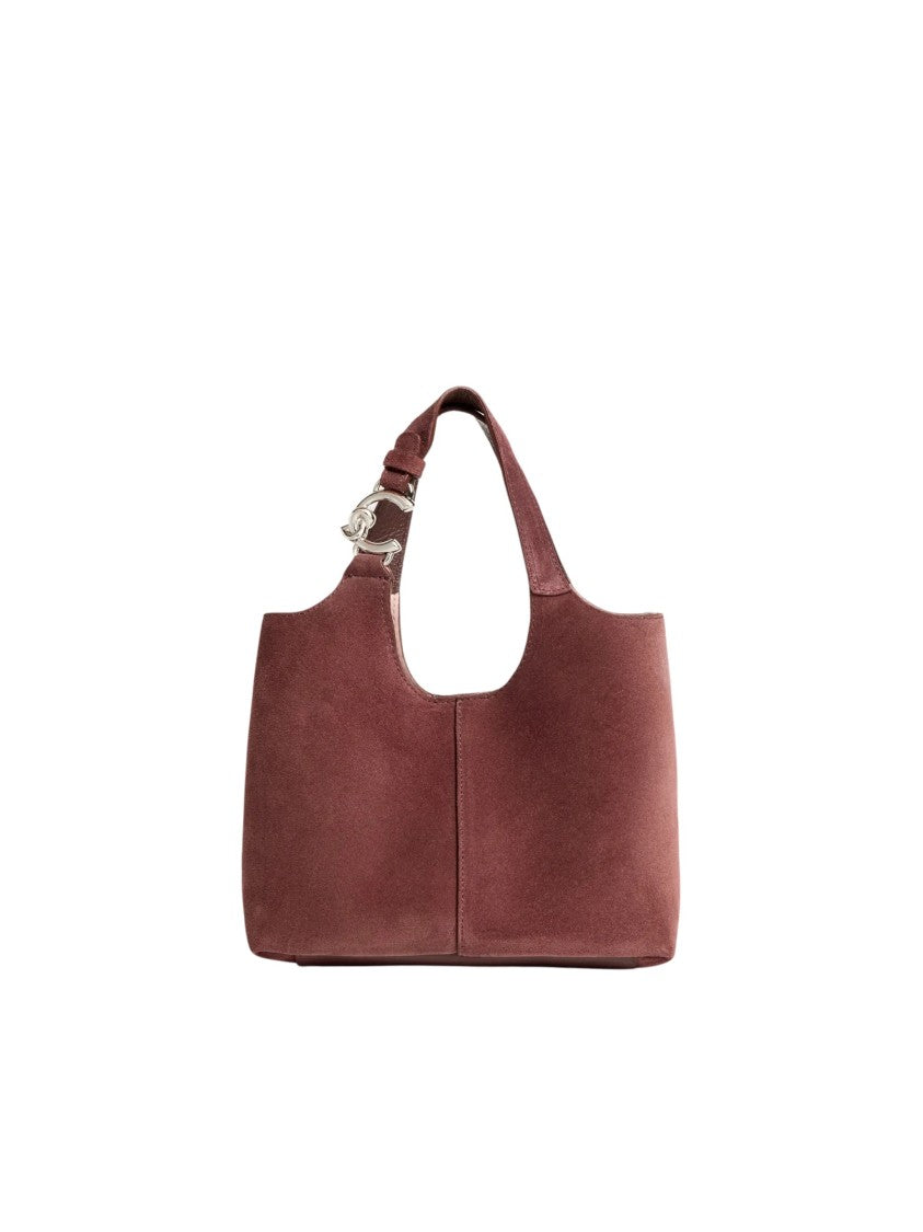 Coccinelle C-Easy Suede Burgundy Suede Handbag