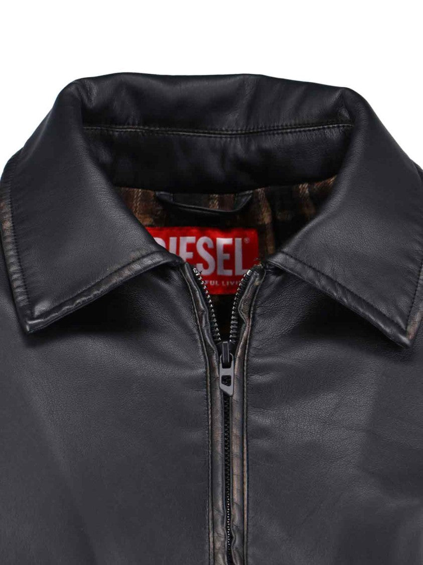 Diesel "J-Ake" Zip-Up Jacket Black