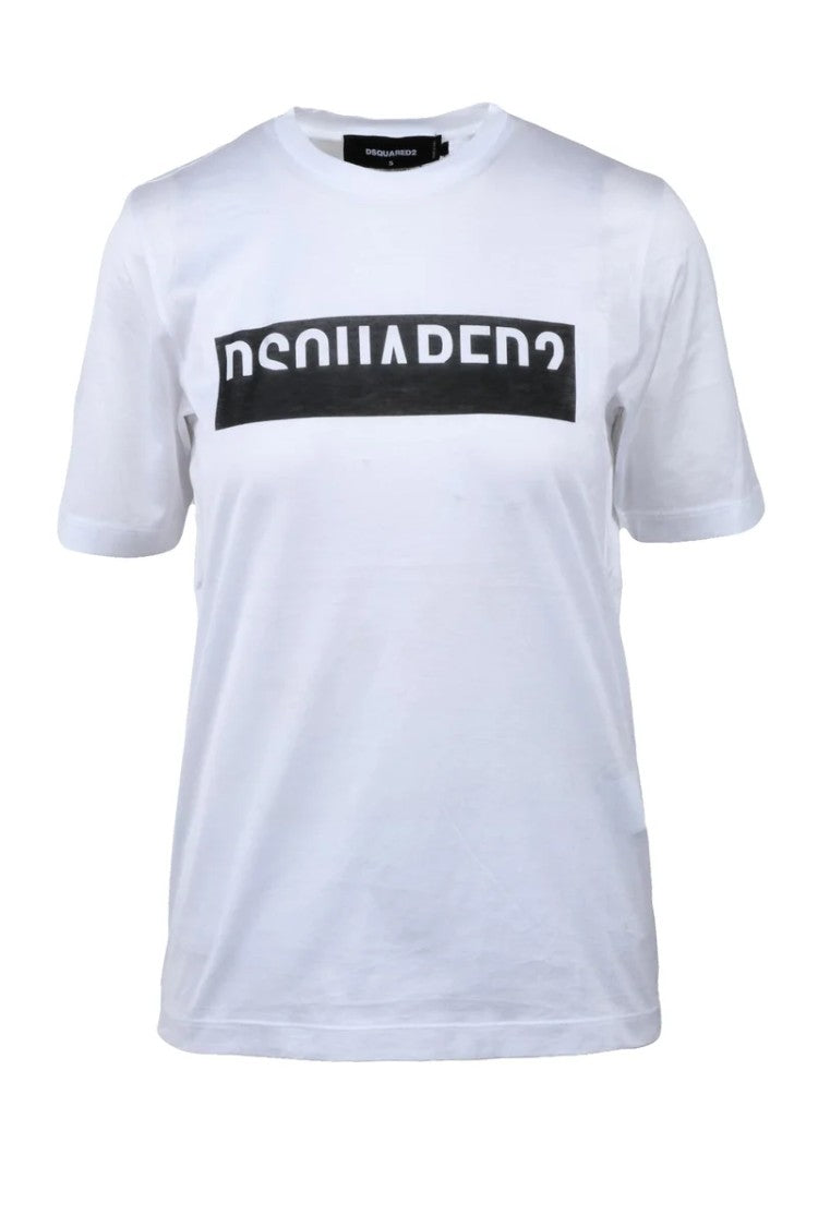 Dsquared2 White Women Cotton T-Shirt