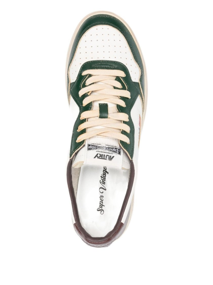 Autry Low-Top Sneakers With Leather Panels