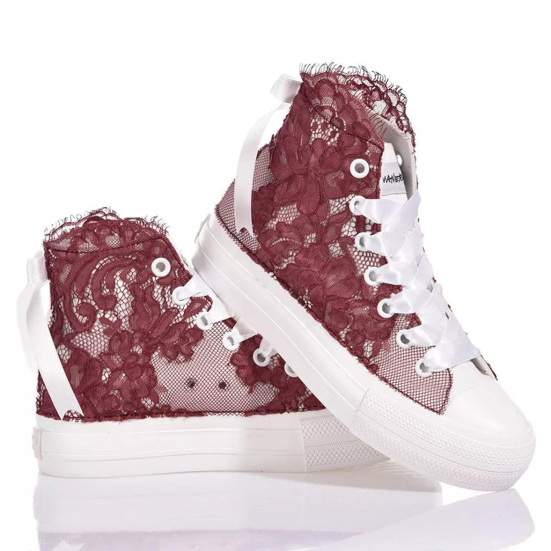 Mimanera Airlines Platform Red Amabel Sneakers
