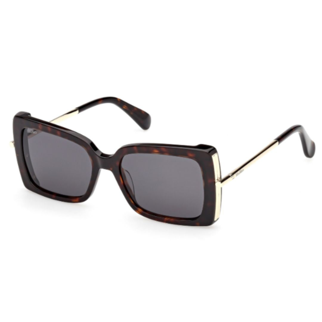 Max Mara Mm0166 Rectangular Tortoiseshell Sunglasses