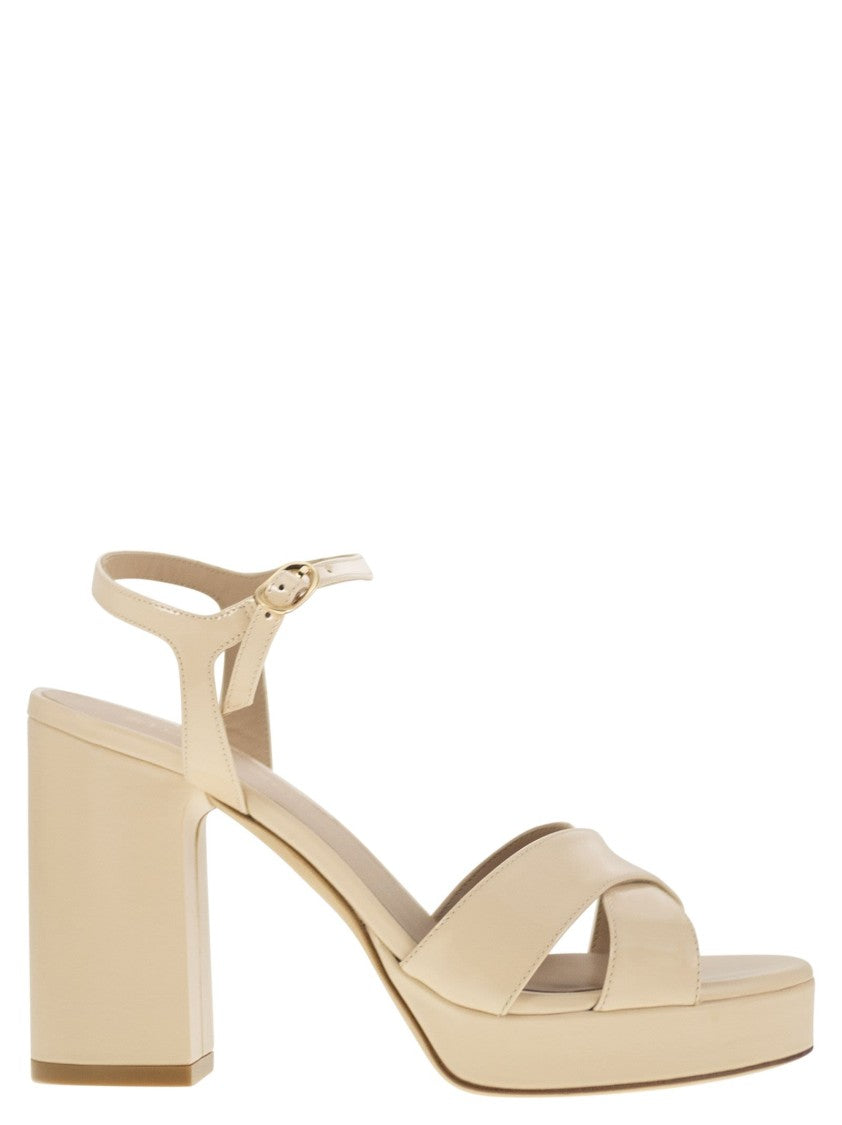 Stuart Weitzman Dayna - Leather Platform Sandal