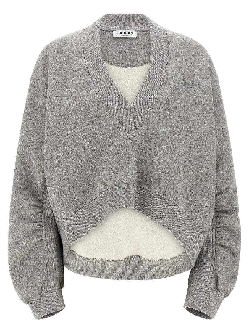 The Attico Logo Embroidery Sweatshirt