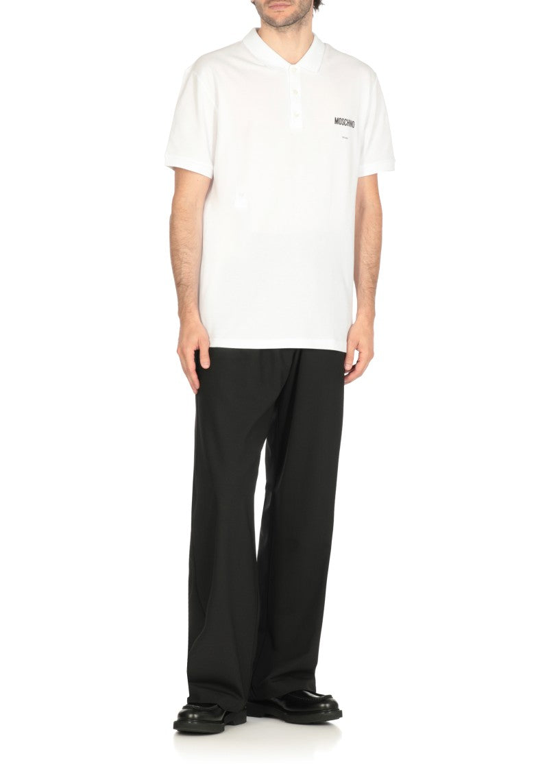 Moschino Cotton Three-Button Polo Shirt