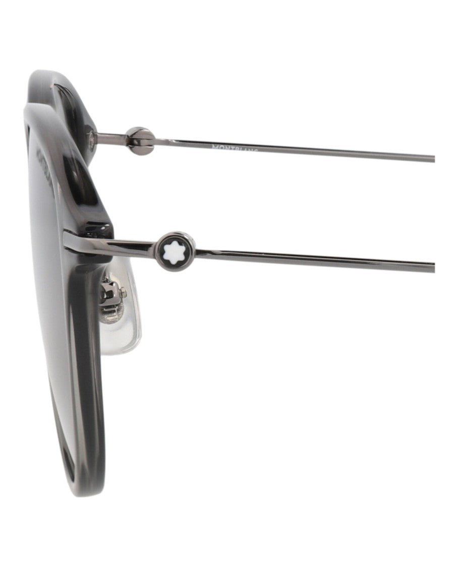 Montblanc Round-Frame Injection Sunglasses