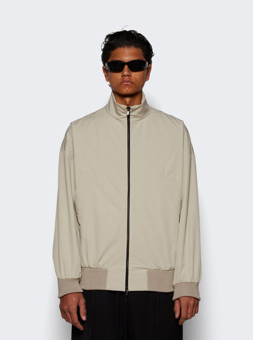 Fear Of God High Neck Track Jacket - Cement