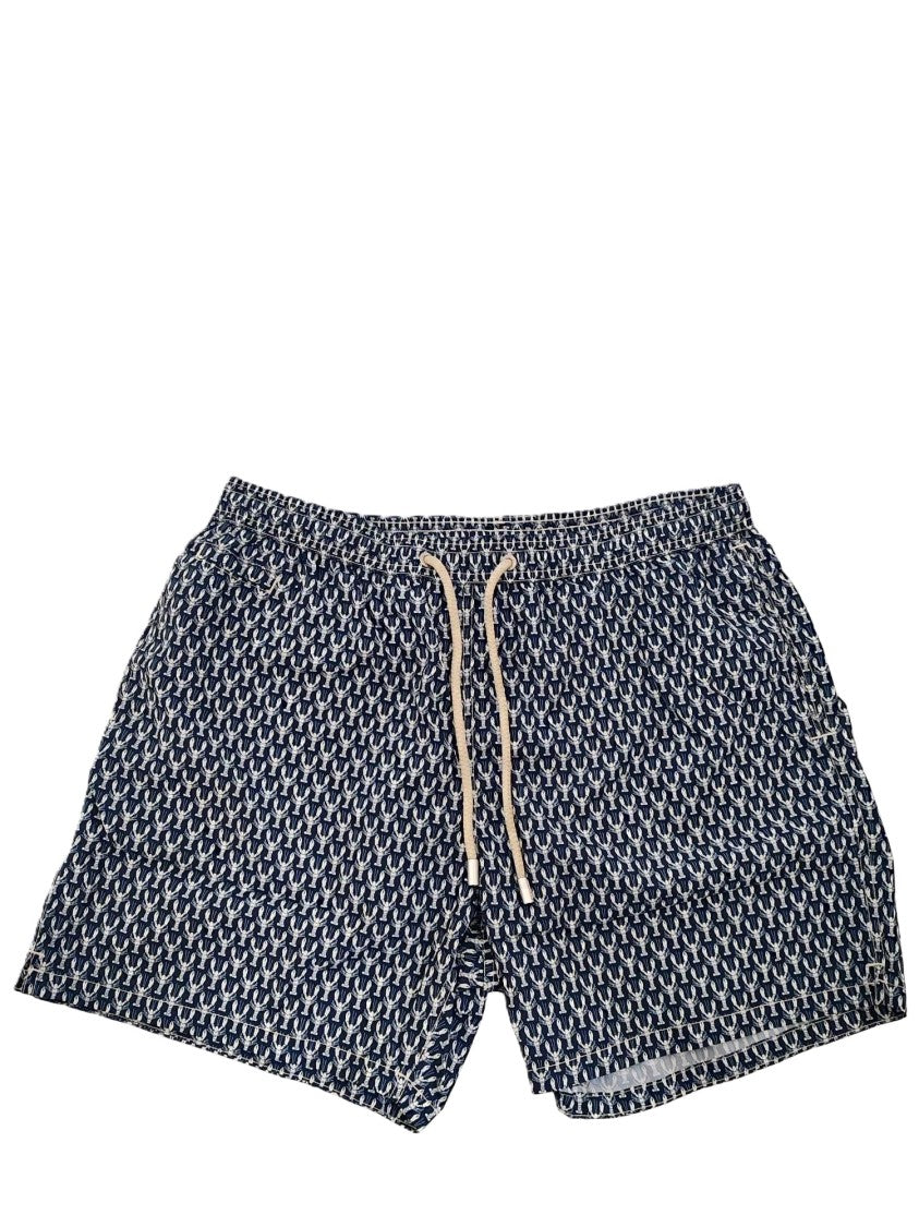 Mc2 Saint Barth Blue Lighting Micro Fantasy Swim Shorts