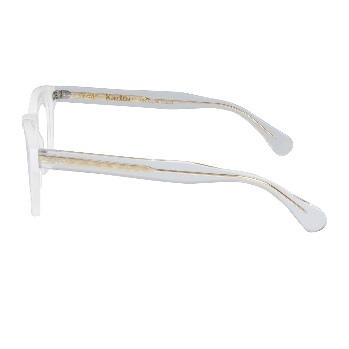 Kador Jolly Cal 49 Translucent White Rounded Square Eyeglasses