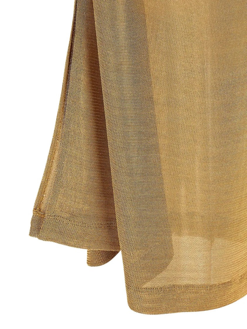 Alberta Ferretti Flowing Maxi Dress With Halter Neckline And Keyhole Detail