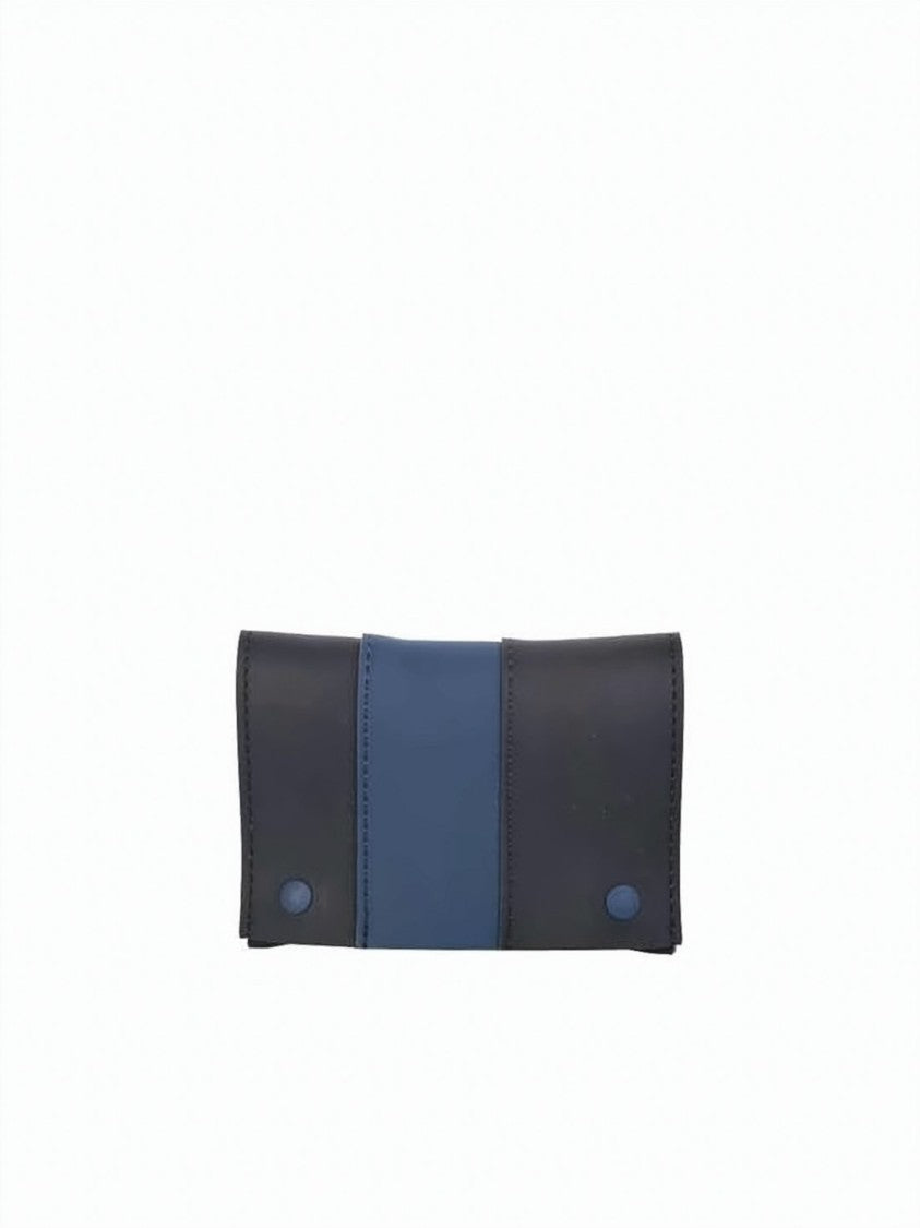 Sunnei Tri-Panel Leather Wallet With Contrasting Interior